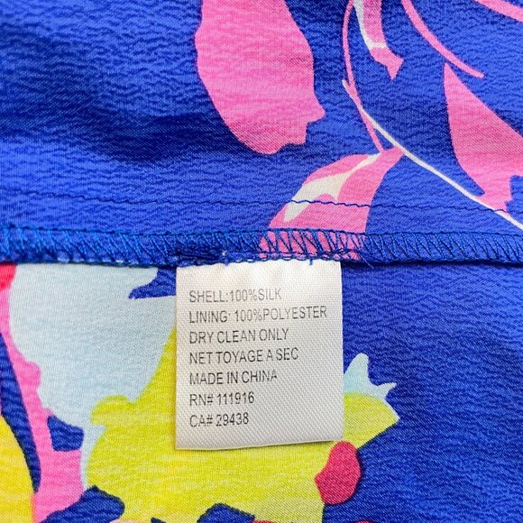 NWT Yumi Kim Floral Halter Wide Leg Jumpsuit in Royal Blue, Size - Picture 9 of 9